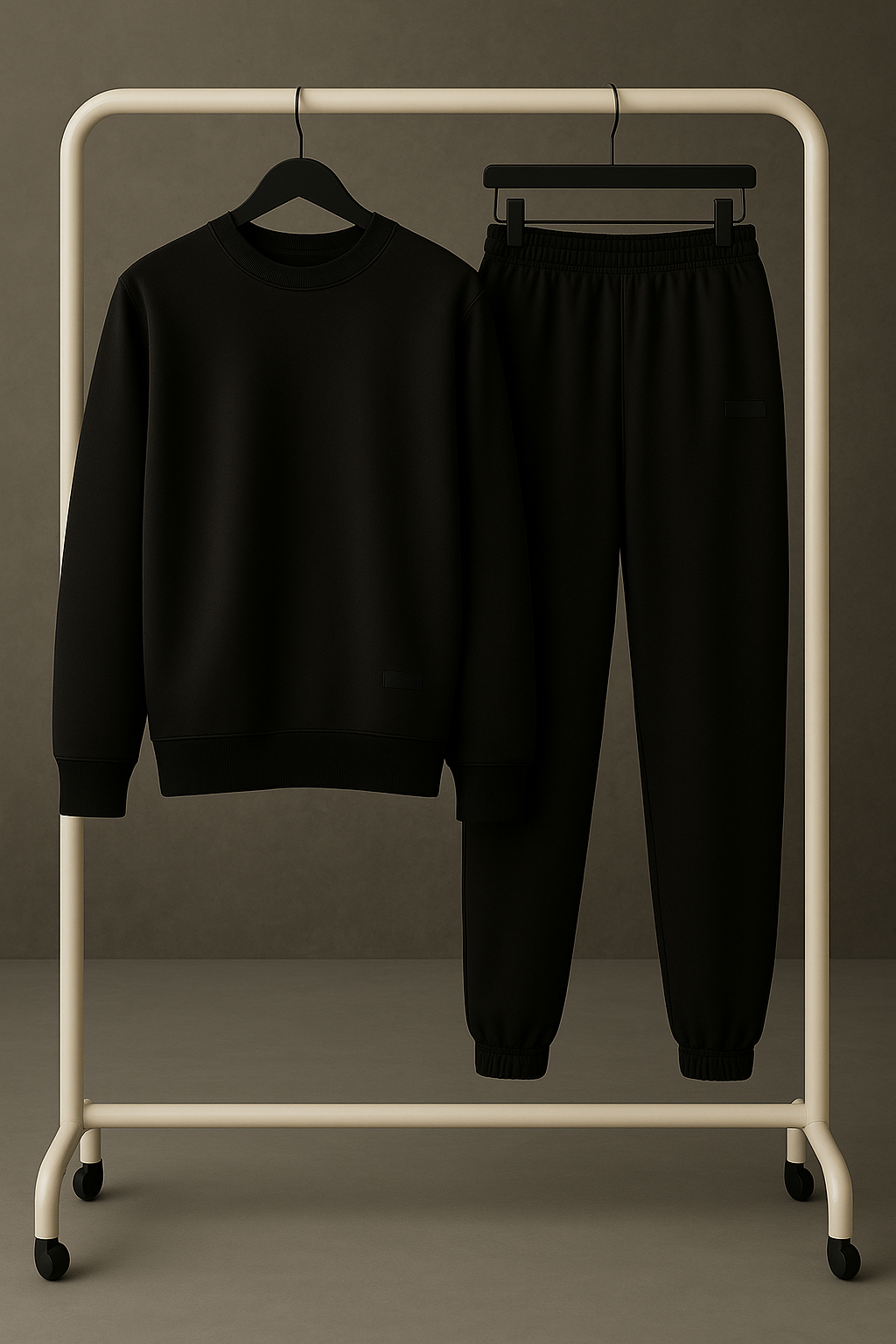 Unisex Dream Elastic juodas laisvalaikio kostiumas