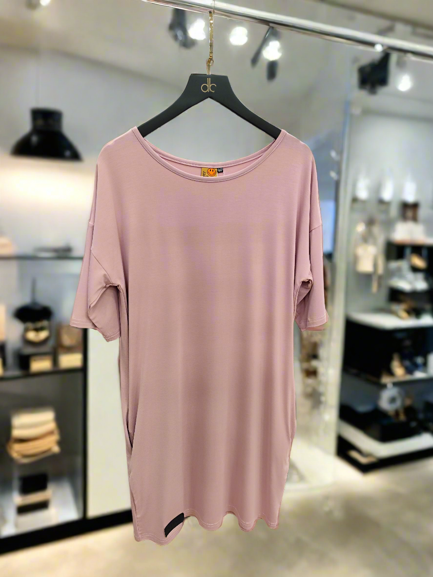 PEPPER Blush Pink bamboo suknelė moterims