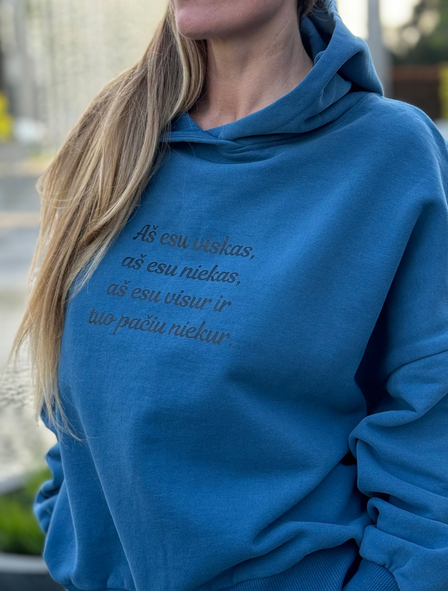 Moterims Magic Royal Blue laisvalaikio kostiumas su pūkeliu ir pelėda